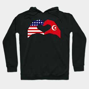 We Heart USA & Islam Patriot Flag Series Hoodie